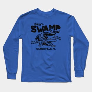 Billy's Swamp Show // Gator Cartoon // Best in Florida Long Sleeve T-Shirt